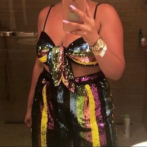 2 pc colorful sequence set